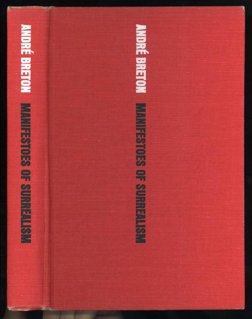 Manifestoes of Surrealism by André Breton, first English