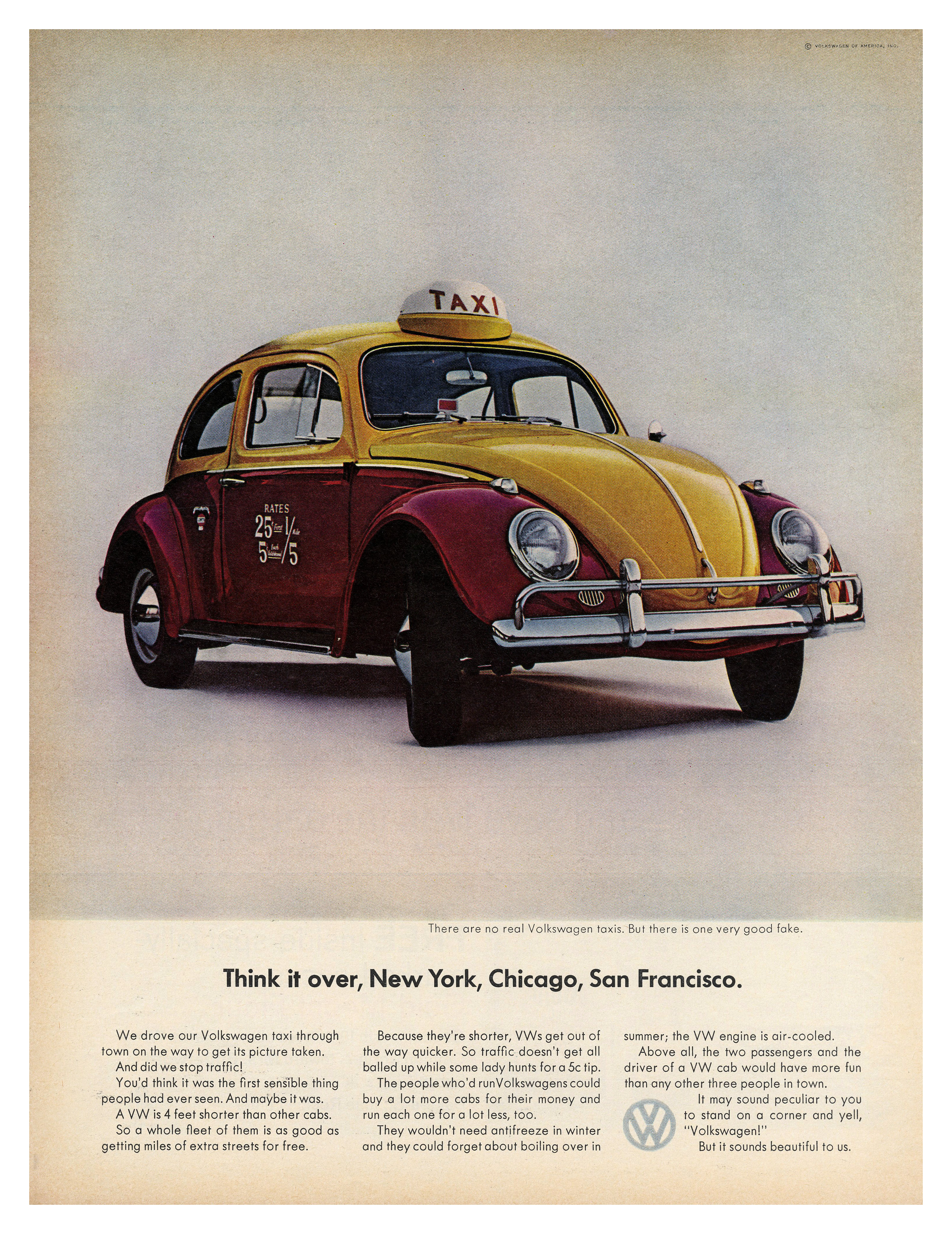 Volkswagen of America ads, 1960–68 - Fonts In Use