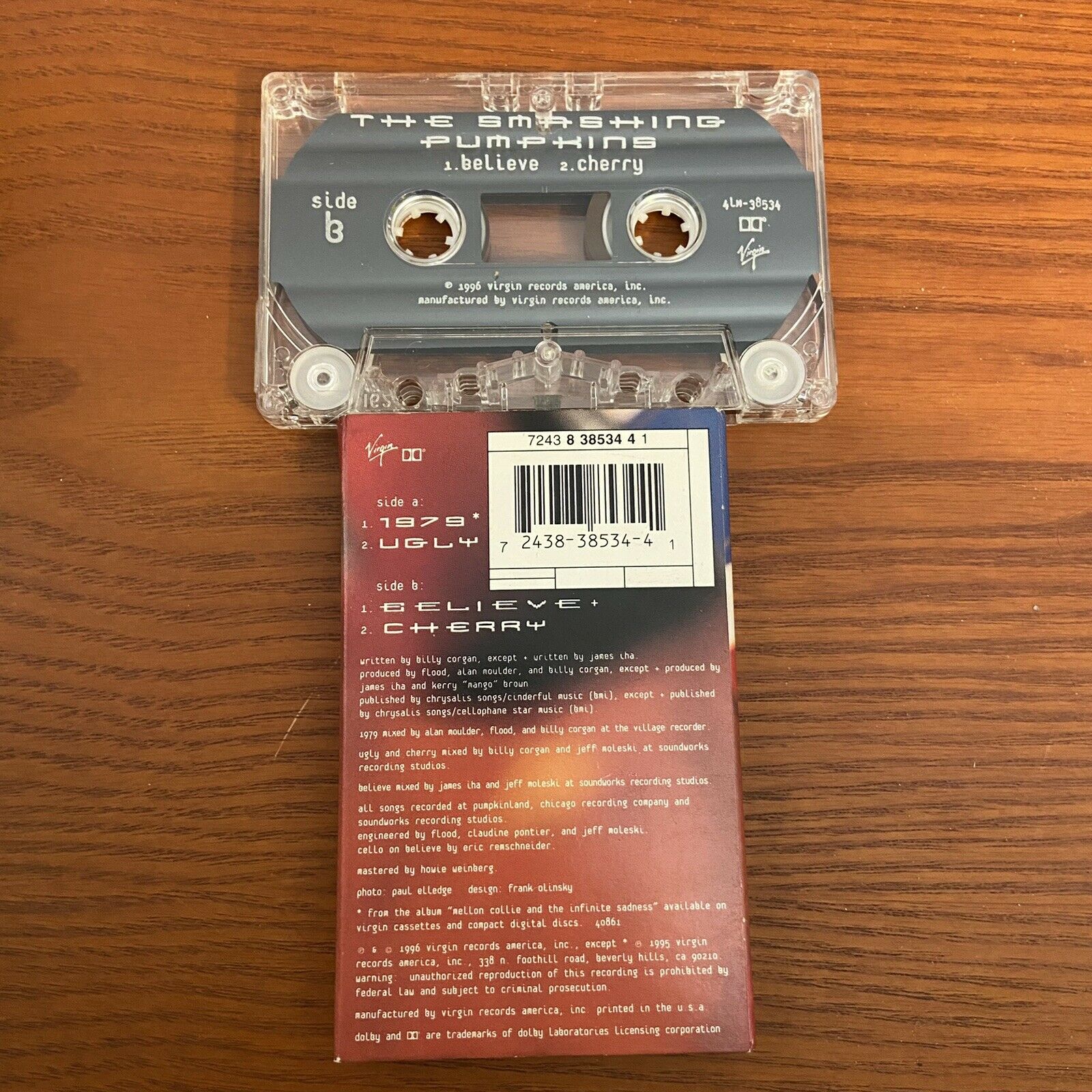 The Smashing Pumpkins – Mellon Collie And The Infinite Sadness (1995,  Cassette) - Discogs