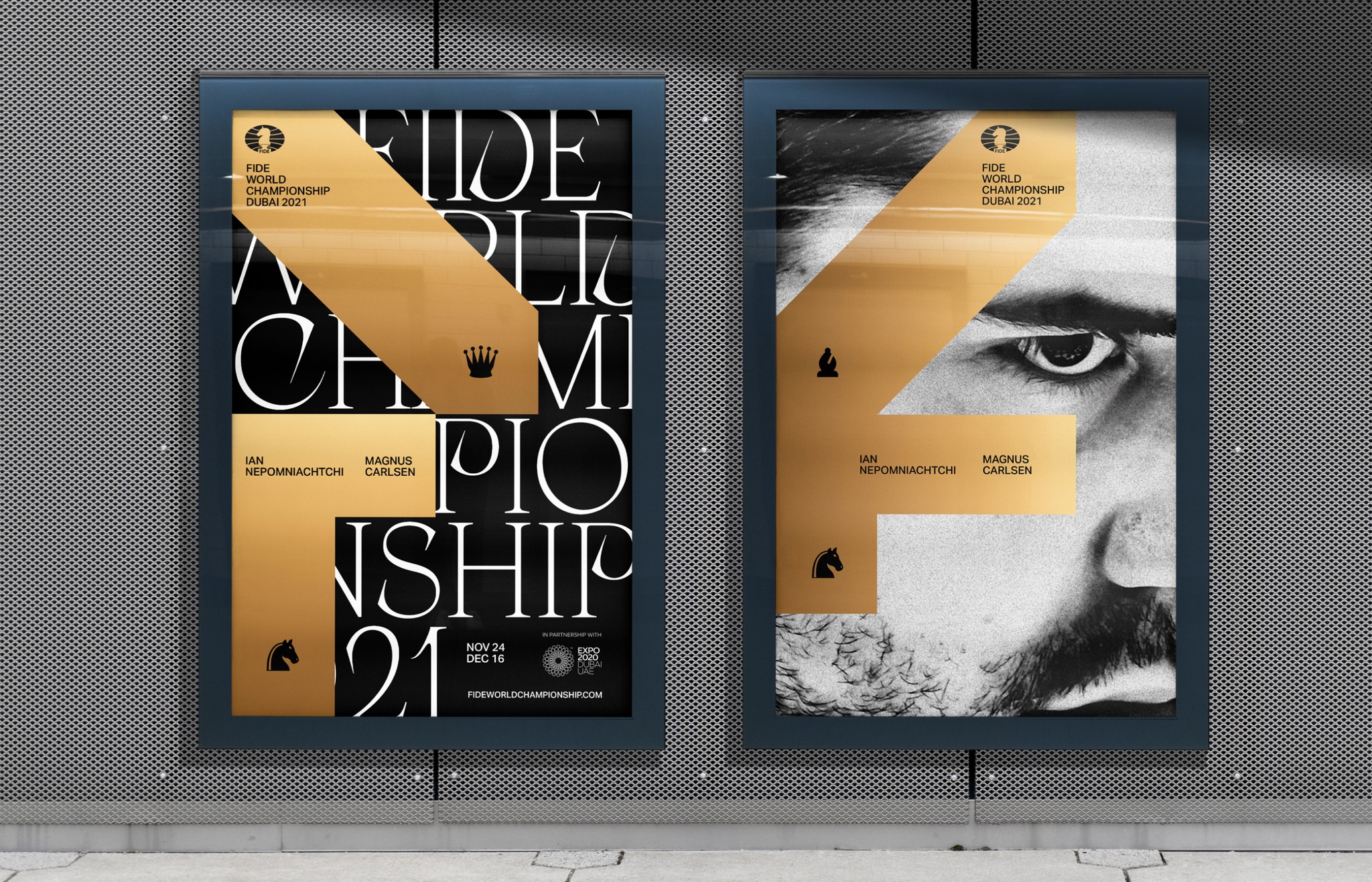 FIDE World Championship Dubai 2021: branding and design