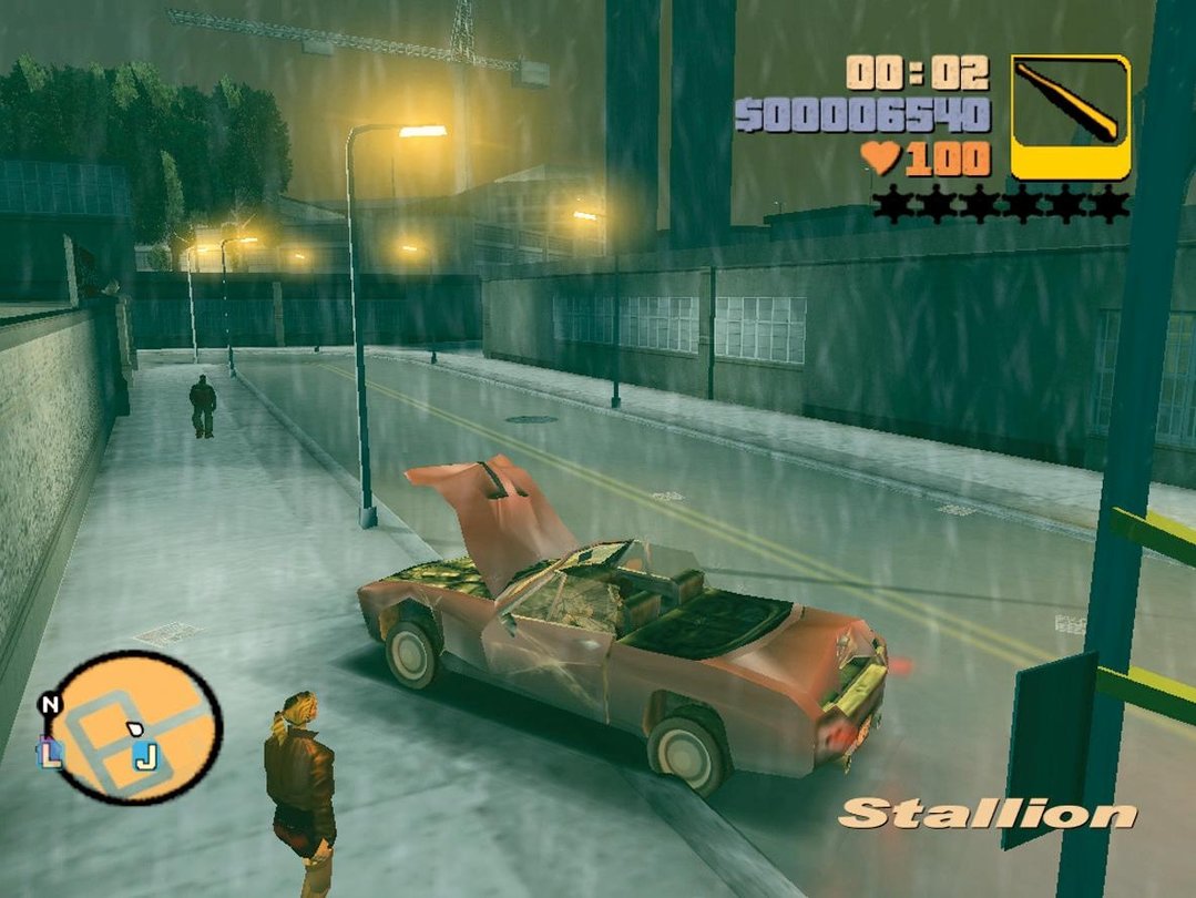 Grand Theft Auto III (Sony PlayStation 2) - Fonts In Use