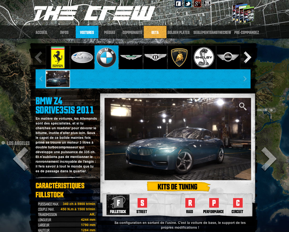 The Crew video game - Fonts In Use